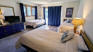 4 habitaciones, tabla de planchar con plancha y wifi gratis