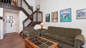 TV, fireplace, DVD player