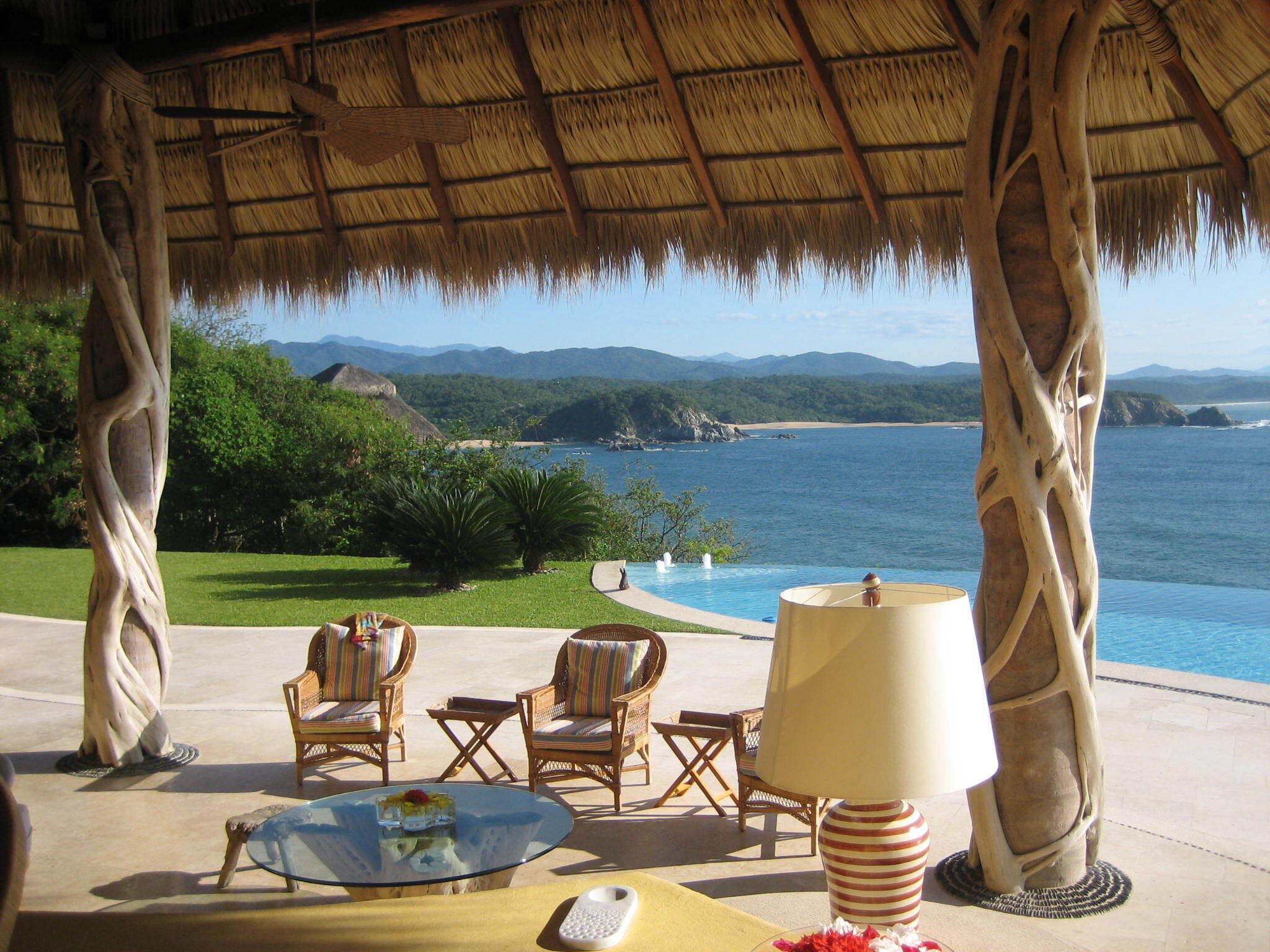 On the edge of the world with dramatic views.