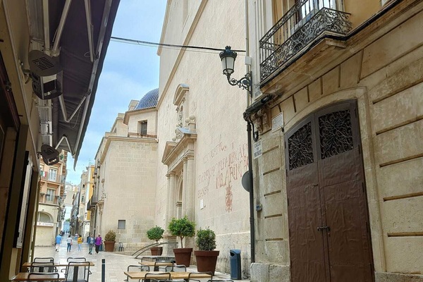 Alrededores calle Muñoz casco Antiguo Alicante