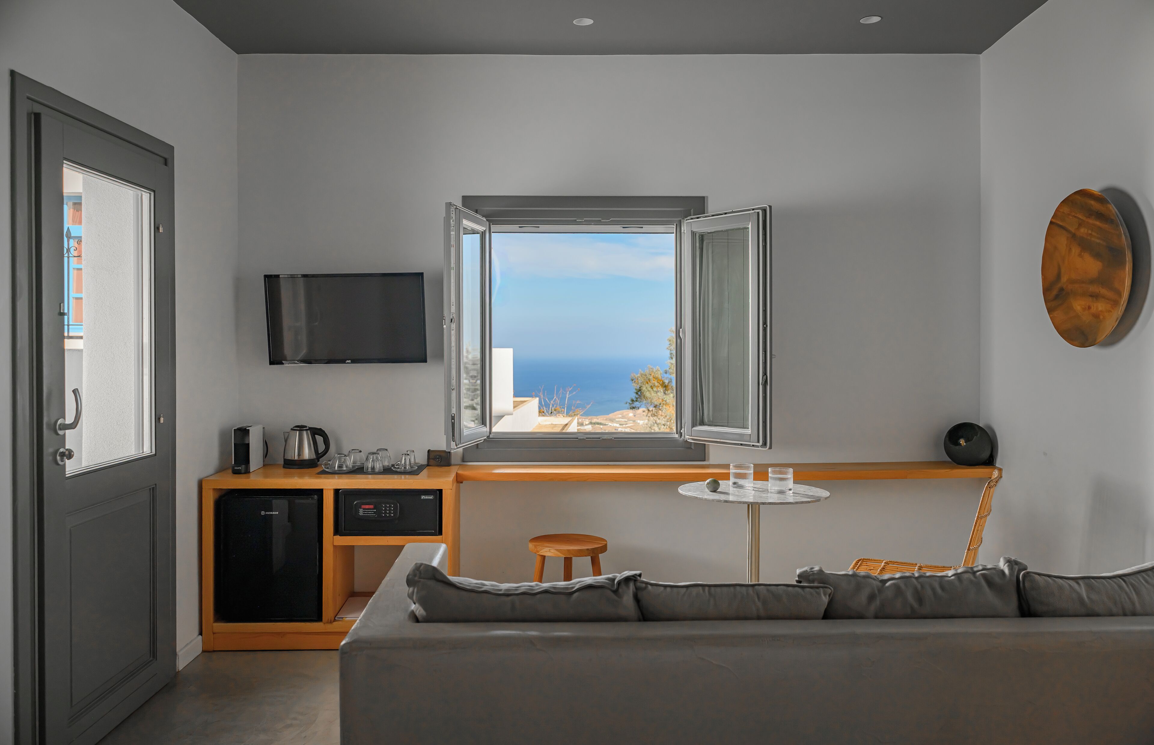 Double Deluxe Room with Side View | Vardagsrum | Platt-tv