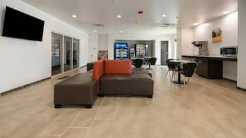 Sala de estar en el lobby