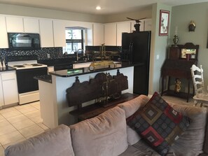 TV, video games, DVD player, video library