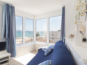 TV, DVD player, stereo