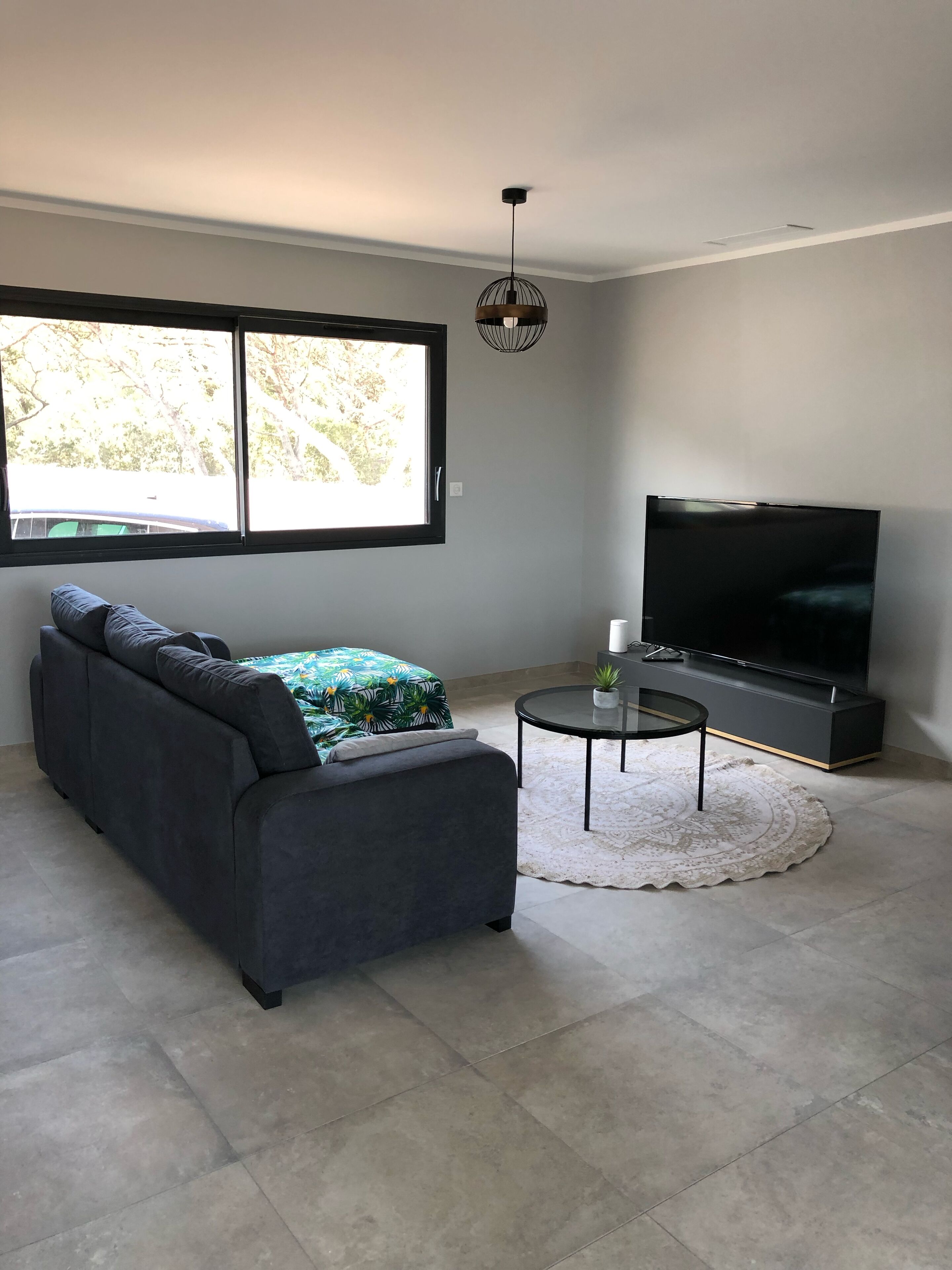 New house with heated pool and private land