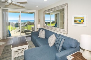 TV, fireplace, DVD player, foosball