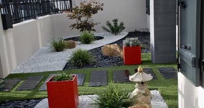 Maison au coeur de la ville pour 6 avec jardin