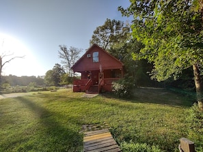 Exterior -  2-Story Farm Cabin - Sleeps 5 - 50 Acres (Flint)