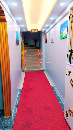 Interior entrance