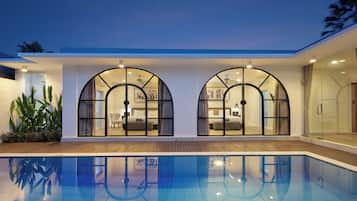 Deluxe Villa, 2 Bedrooms, Pool View | Terrace/patio