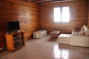 Bungalow Familial, non-fumeur, vue partielle sur l'océan | Coin séjour