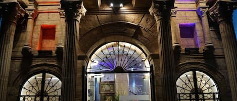 Front of property - evening/night
