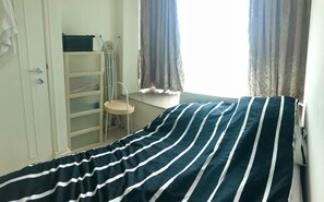 ลักซ์ชัวรี่อพาร์ทเมนท์, หลายเตียง, วิวทะเล | 3 ห้องนอน, ผ้านวมขนเป็ด, ห้องพักตกแต่งอย่างมีเอกลักษณ์