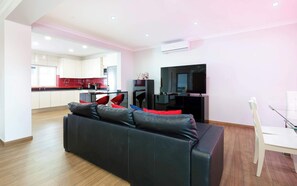 TV, video games, DVD player, offices