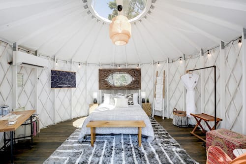 Room, 1 Queen Bed (Yurt) | Individually decorated, individually furnished, iron/ironing board