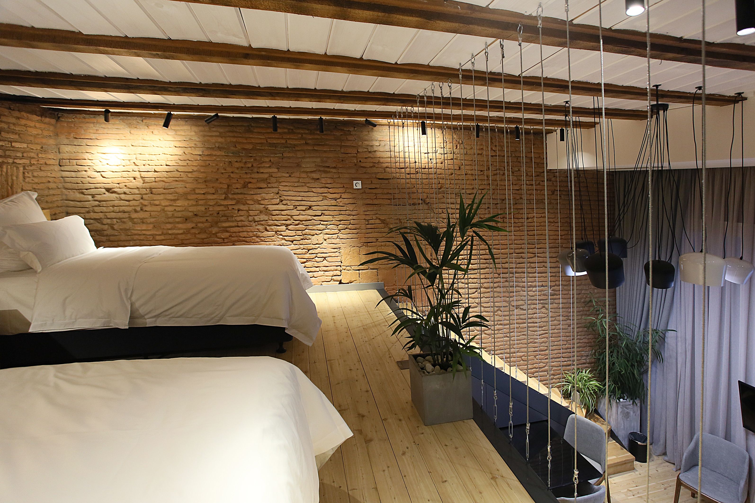 Design Suite, 2 Bedrooms | Premium bedding, down duvets, memory-foam beds, in-room safe