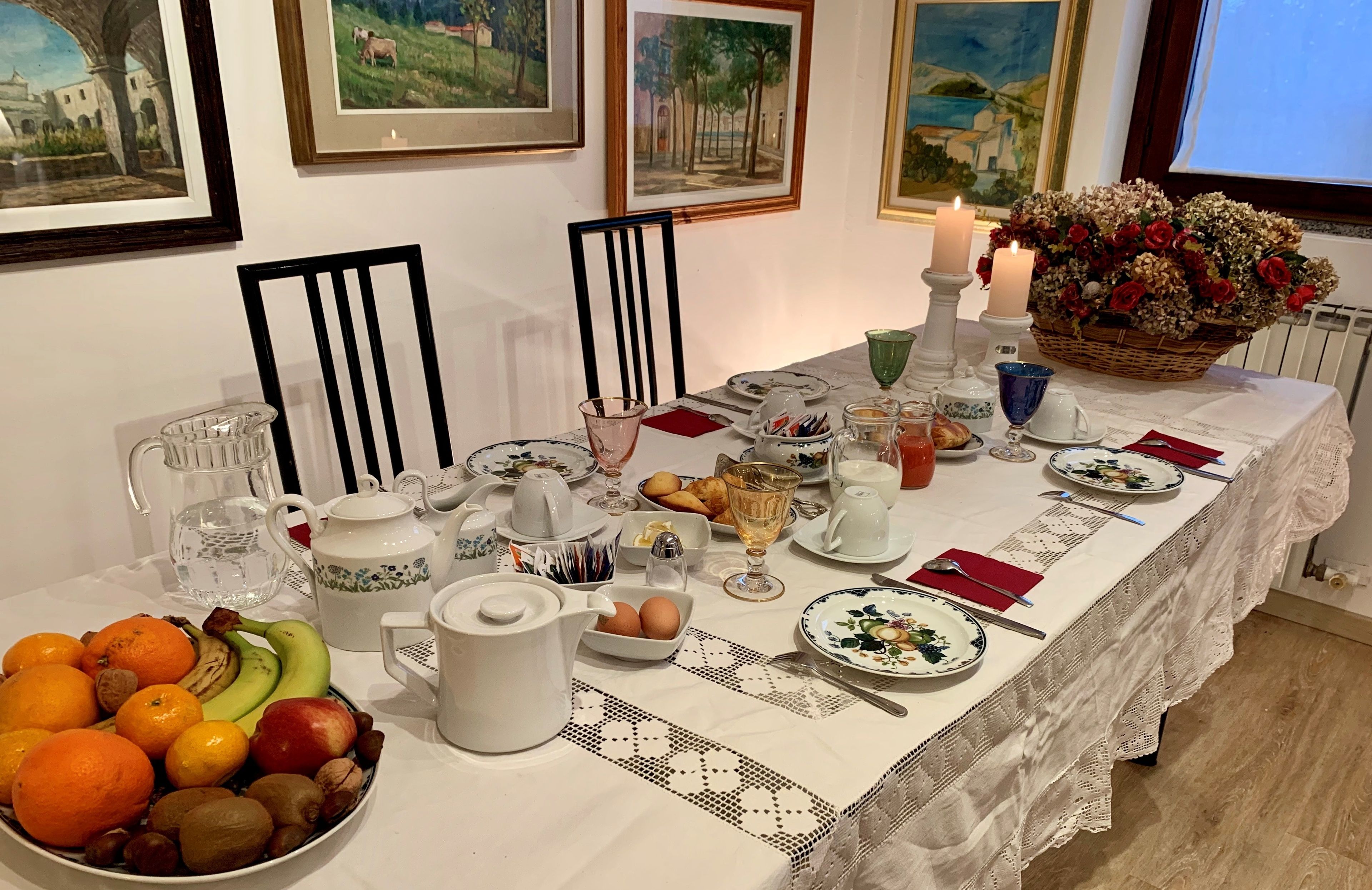 Frokostbuffé er inkludert hver dag