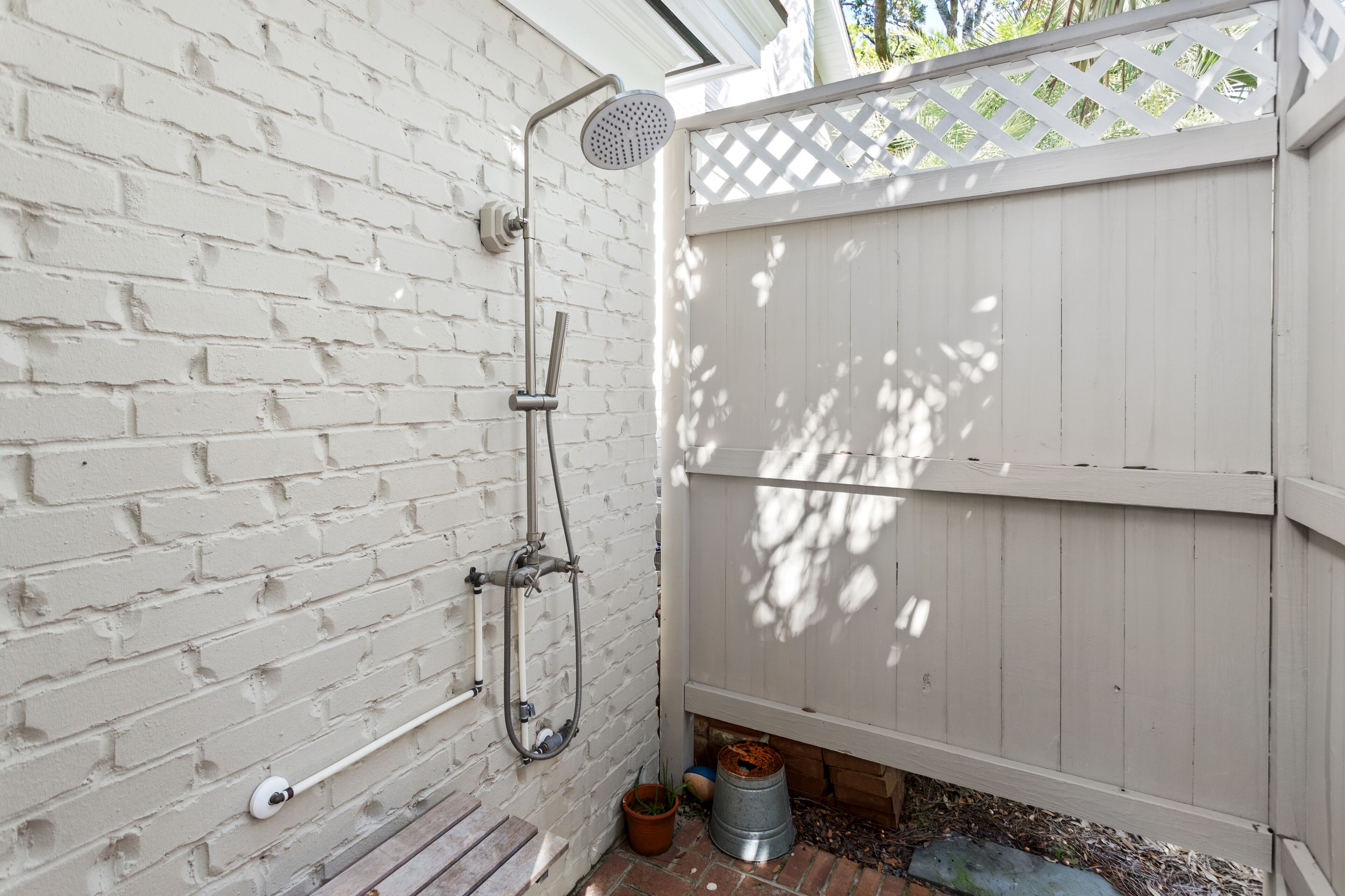 Latitude Adjustment at East Beach Home with option to Heat or Cool Pool.