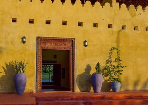 Overnatningsstedets facade