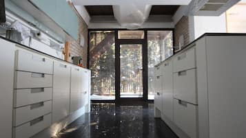 Suite estudio de diseñador, varias camas, para no fumadores, vista al patio (Anna) | Vista al jardín