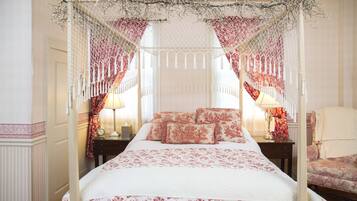 Mary Lyon Room #1 | Premium bedding, pillowtop beds, individually decorated