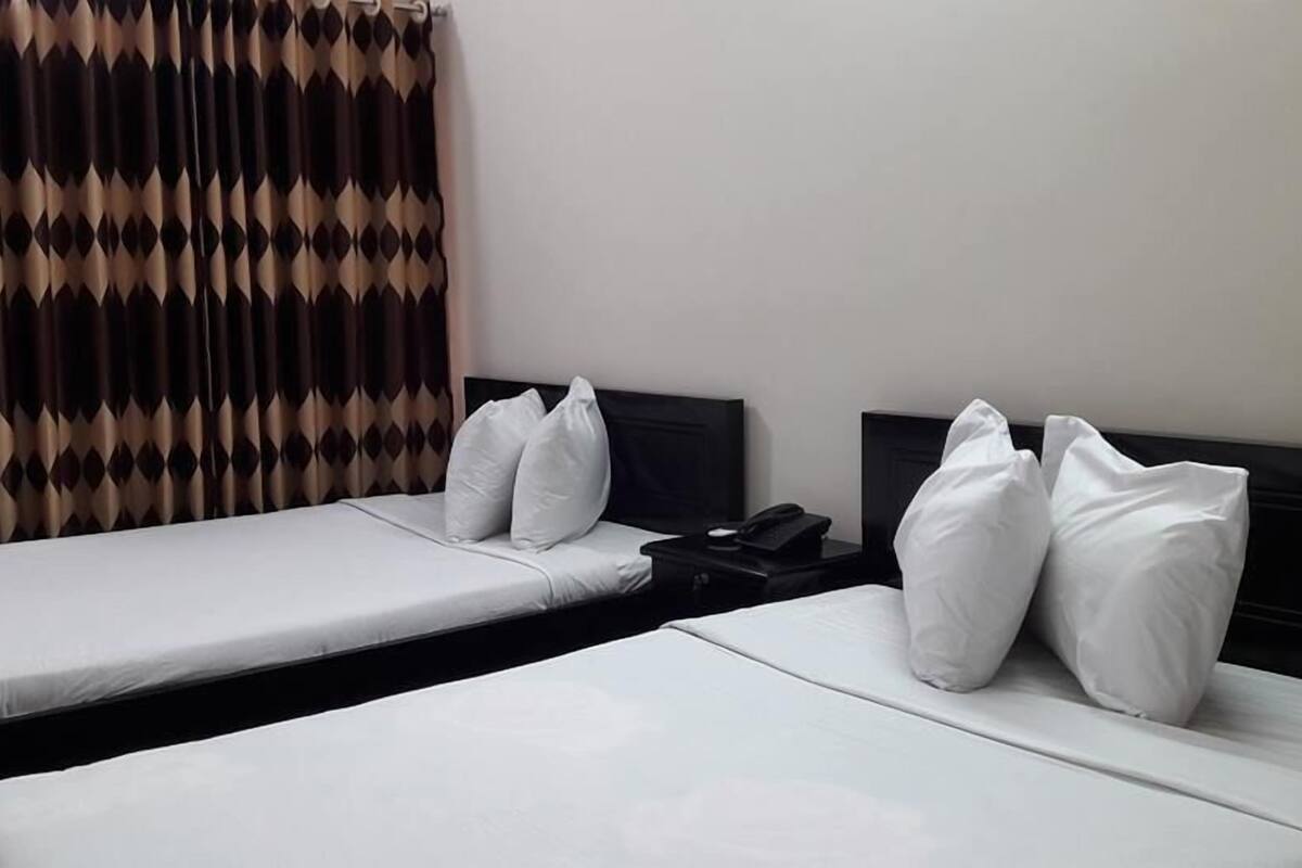 Comfort Double Room, 2 Double Beds, Non Smoking, City View