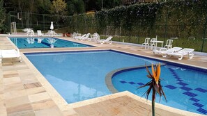 Una piscina climatizada