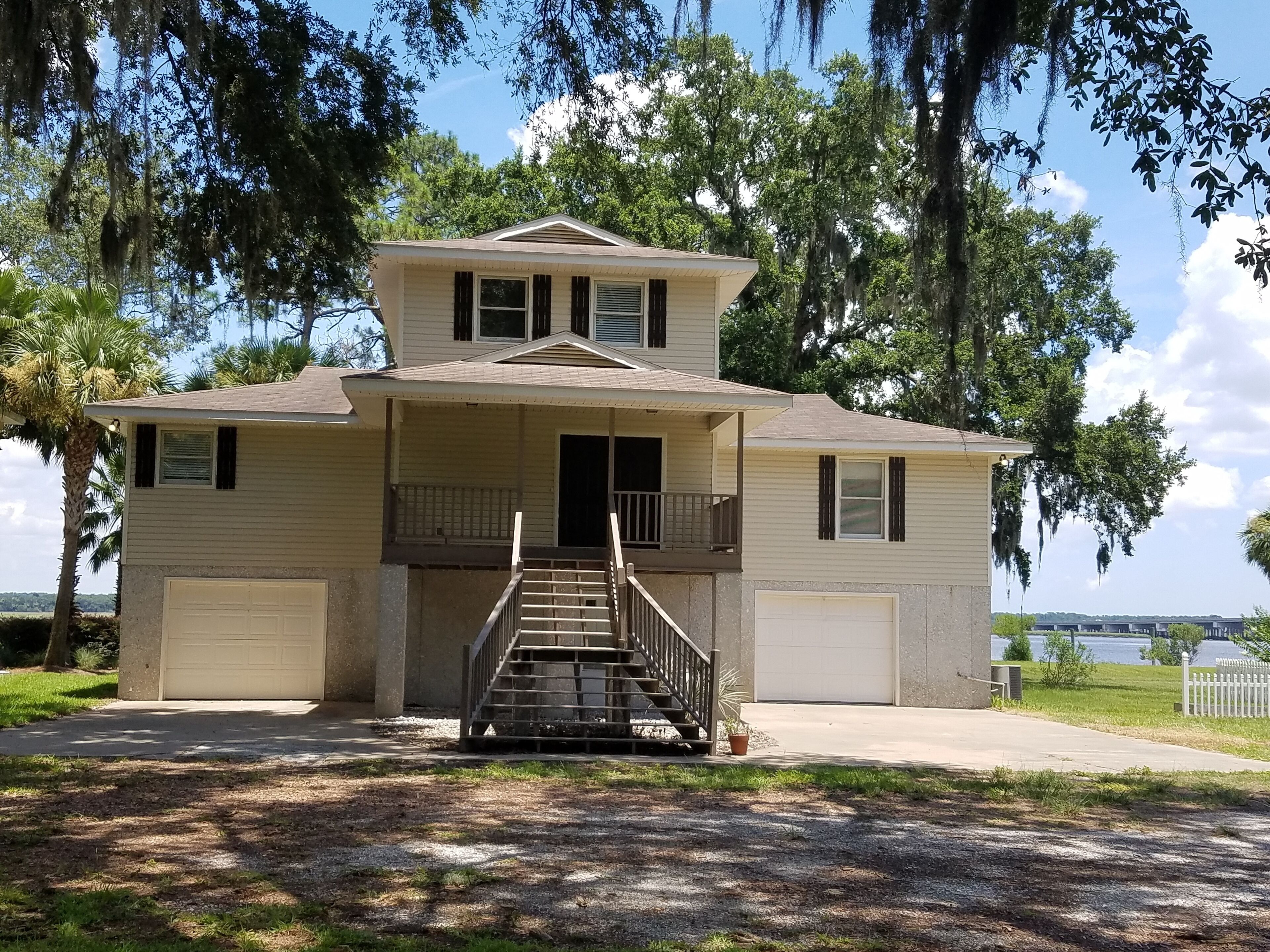 GA Coastal Fishing, Boating, Retreat, Deepwater, Riverfront, 50 foot dock, FLETC