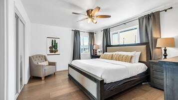 5 bedrooms, iron/ironing board, travel crib, free WiFi