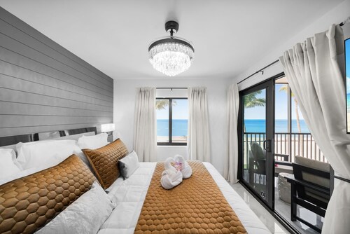 SEASIDE 204.  Luna Sea is a luxurious BEACHFRONT  2BR / 2BA Condo in FMB