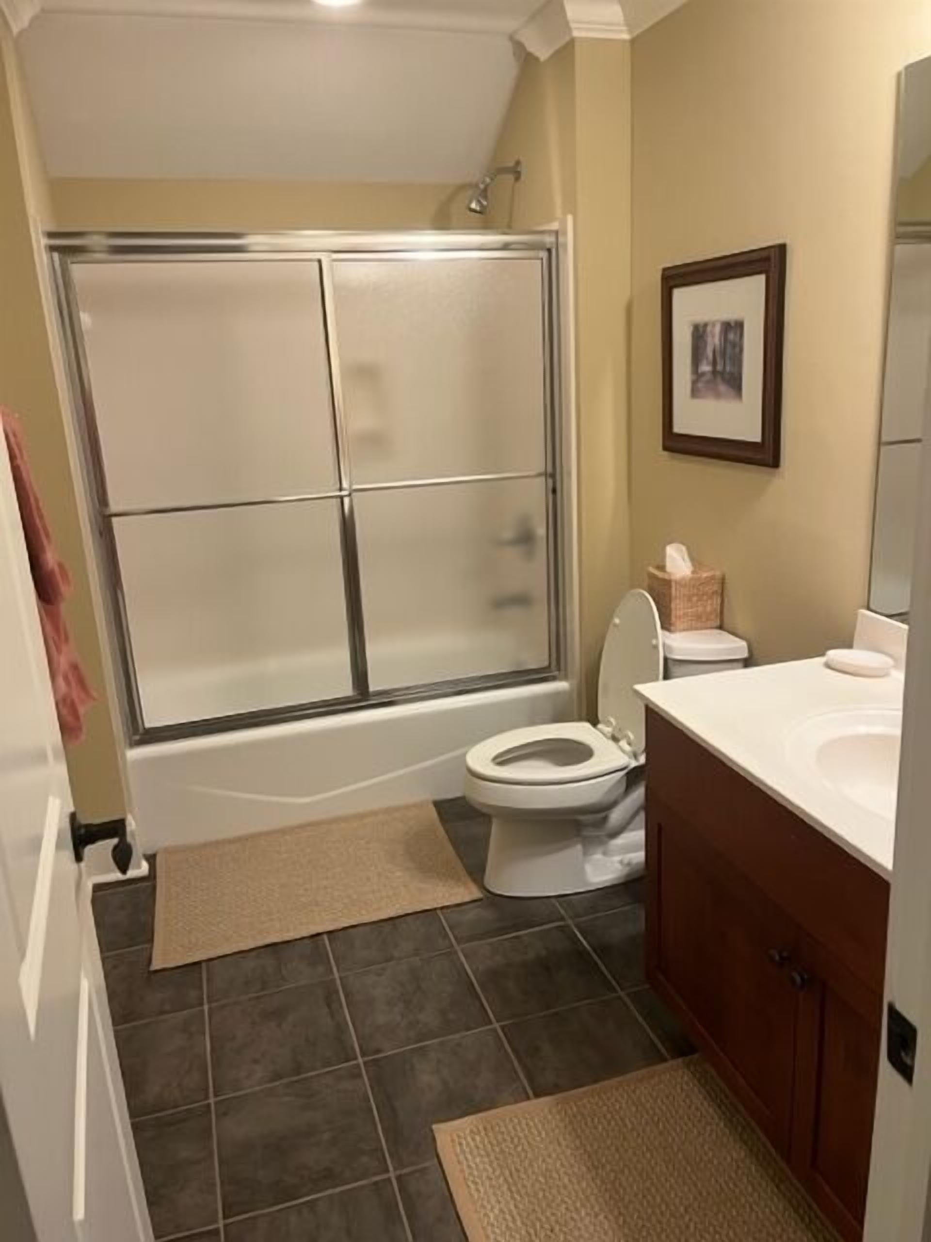 淋浴/盆浴组合、按摩浴缸、吹风机、毛巾