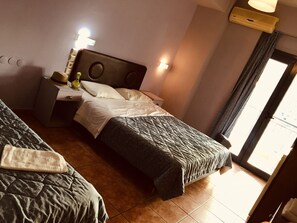 Iron/ironing board, free cots/infant beds, free WiFi, bed sheets