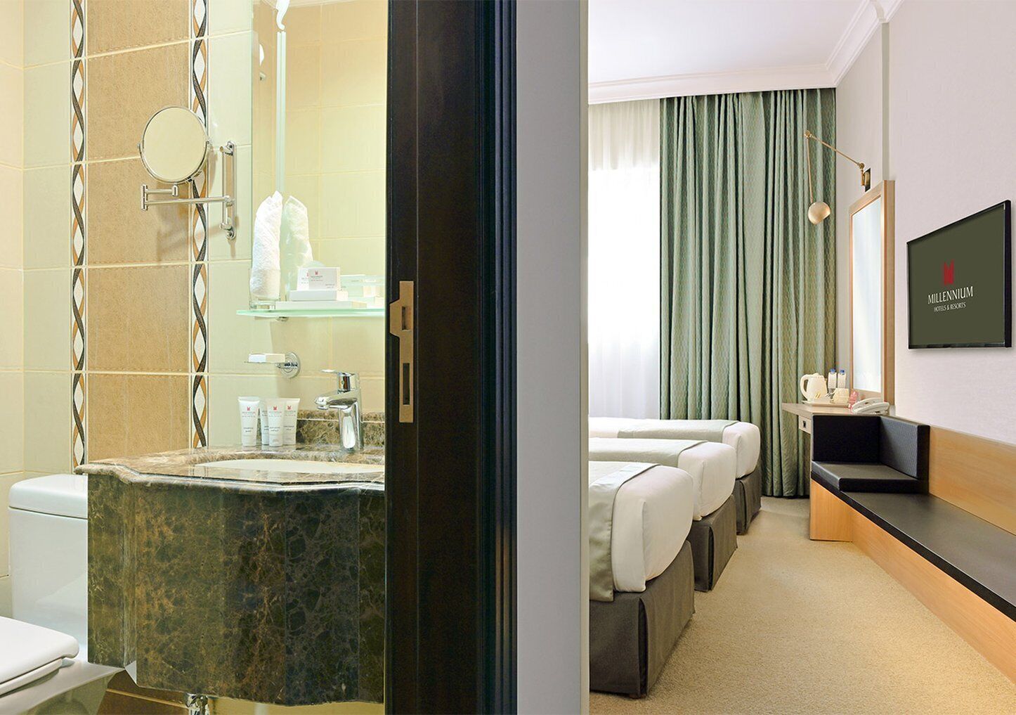 standard triple room | 1 bedroom, premium bedding, in-room safe, individually decorated