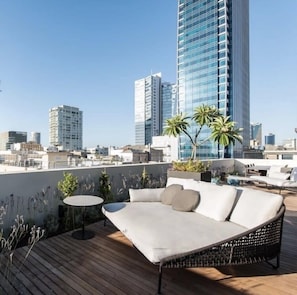 Terrasse sur le toit