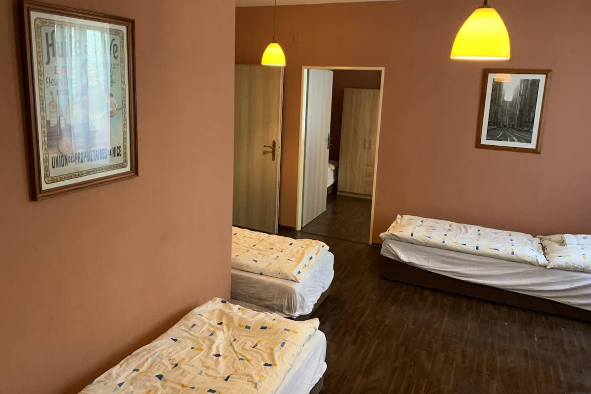 Departamento básico, 2 habitaciones | Escritorio, cortinas blackout, insonorización y wifi gratis