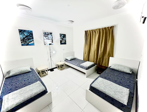 Standard Shared Dormitory, 3 Single Beds, Non Smoking, Shared Bathroom