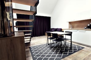 Classic Apartment, 2 Bedrooms, Garden View (2,3,4,5) | Living area | Flat-screen TV