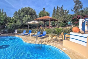 Outdoor pool - Delightful Coral Bay Villa,Large Pool, Billiard,Wonderful Area,Villas for Groups (CORAL BAY PAPHOS)