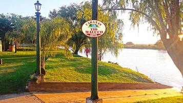 Utsikt mot trädgården