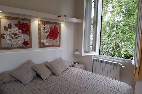 Habitació doble, balcó | 1 dormitori, escriptori, cortines opaques i habitacions insonoritzades