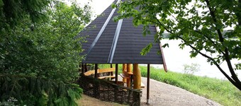 Vacation home Seeblick Sauna use at the Zeulenrodaer Meer, enjoy nature and tranquility