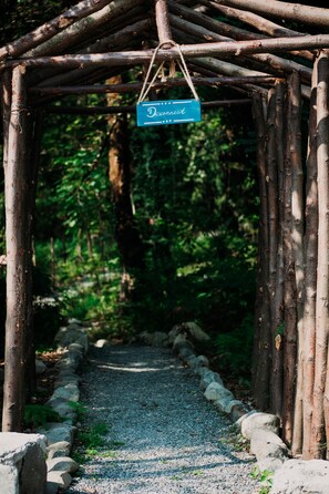 Entrada de la propiedad