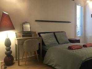 1 bedroom, iron/ironing board, Internet, bed sheets