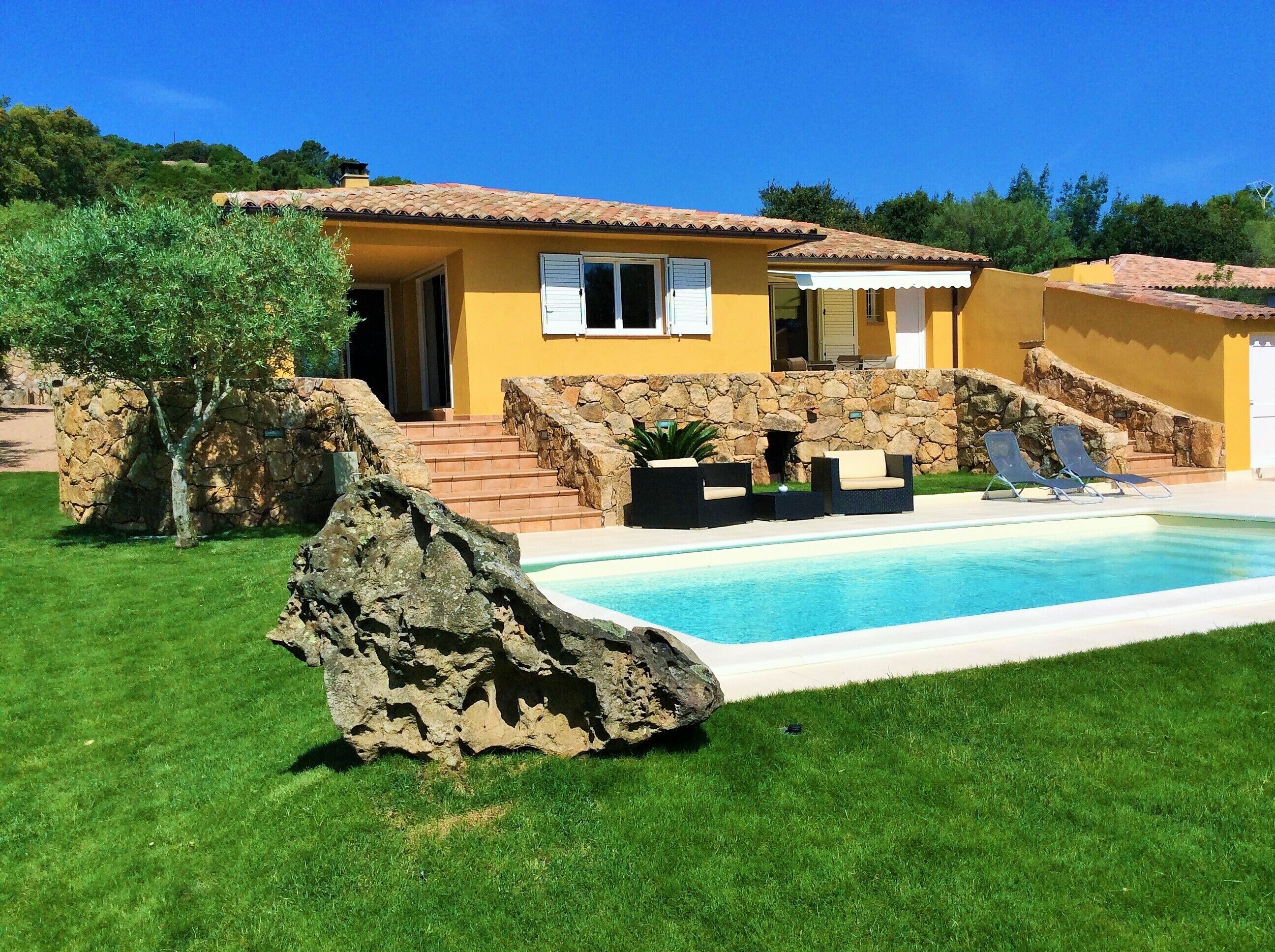 Una piscina riscaldata