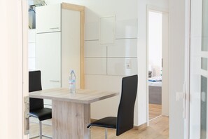 Business Apartment, 3 Bedrooms | Desk, blackout drapes, soundproofing, iron/ironing board