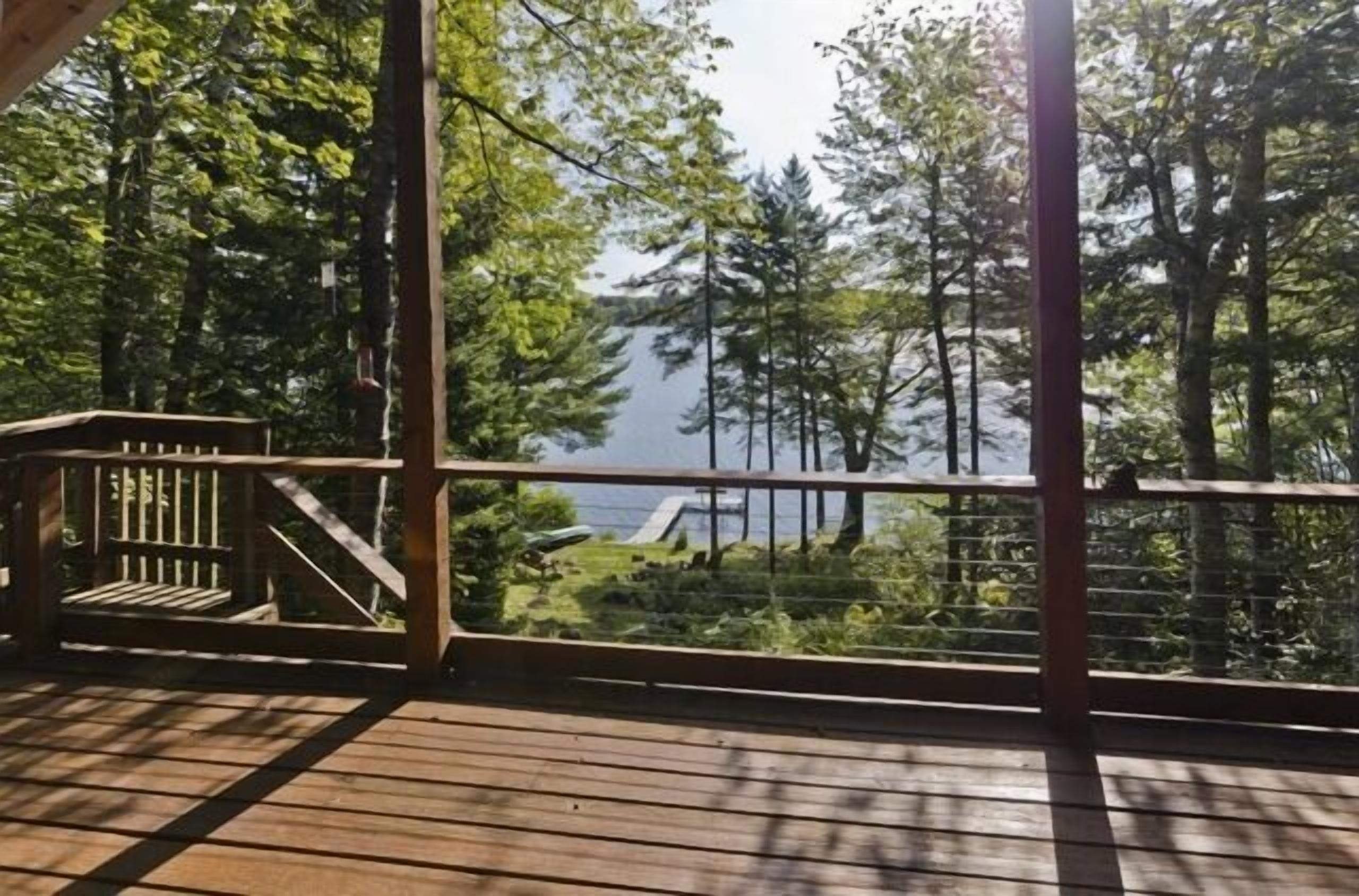 Porch, view of Lake