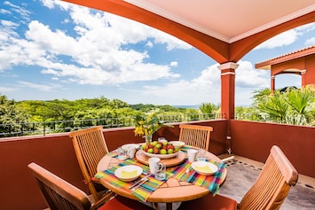 Private Balcony on golf course with ocean views