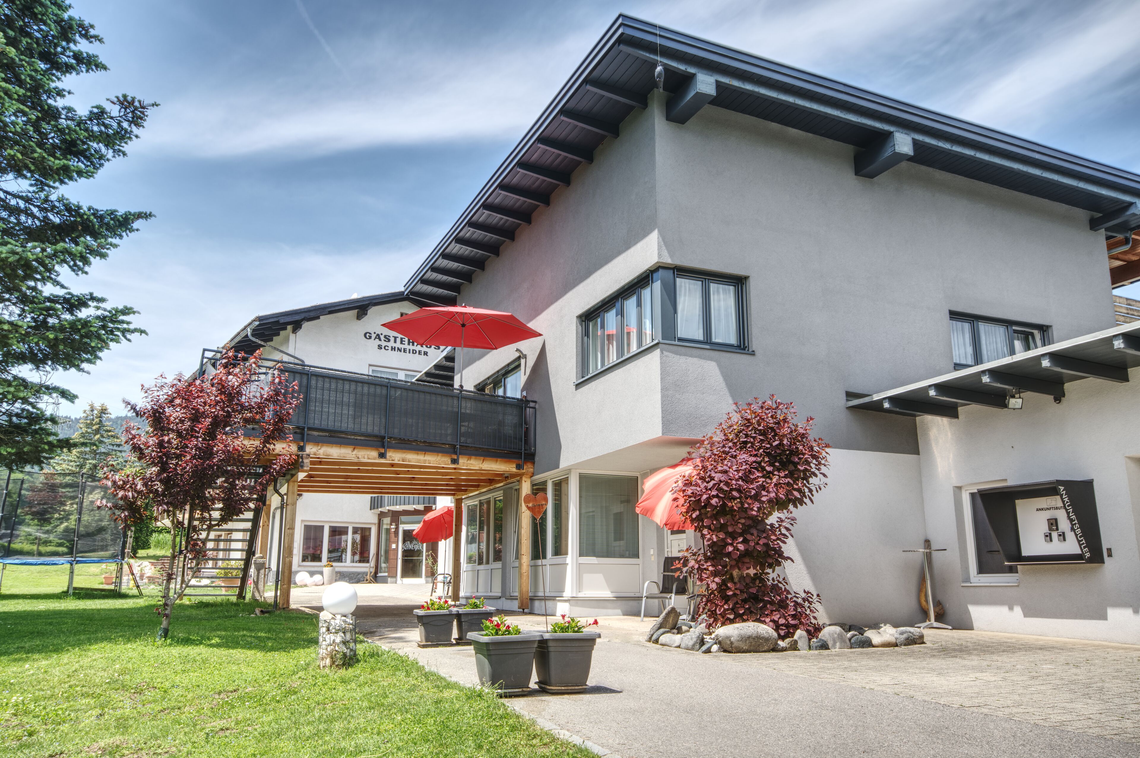 Fassade der Unterkunft