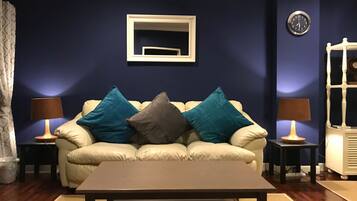 电视、DVD 播放器、书、影片库