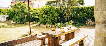 Typical Breton stone fisherman's cottage